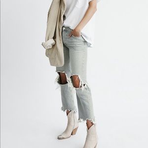 Maggie Mid Rise Straight Leg Jean